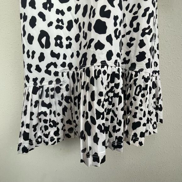 NWT Tail Activewear L Black White Animal Print Sleeveless‎ Dress Coletta 32" - Picture 5 of 9